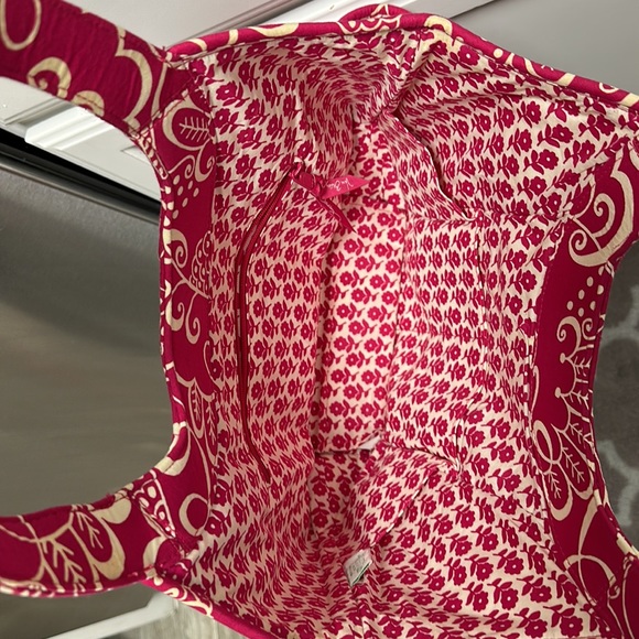 Twirly Birds Pink Vera Bradley Purse Never Worn - Picture 4 of 4